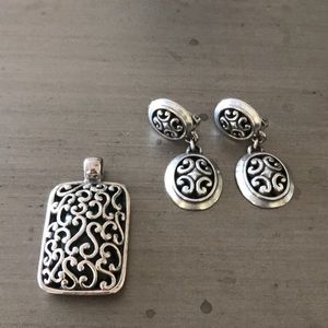 Brighton Earrings and pendant